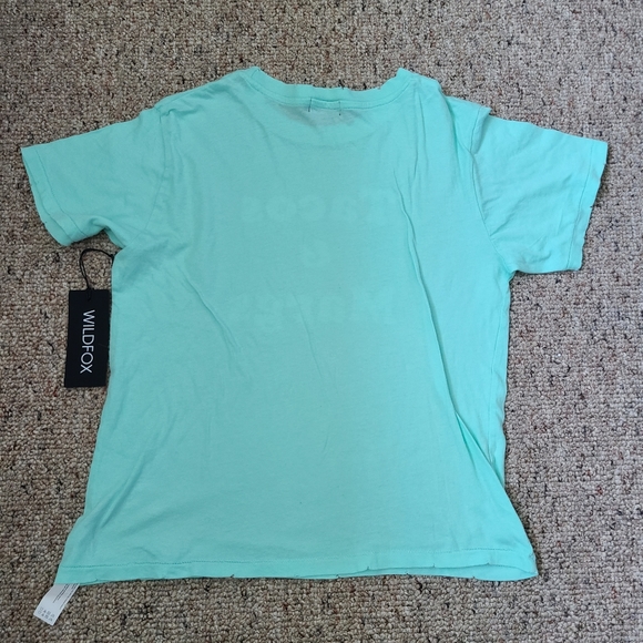 NWT Mint/Yucca Wildfox Tacos & Margs Short Sleeve T Shirt Medium - Picture 3 of 7